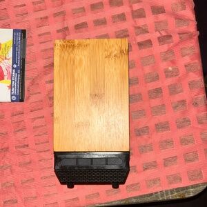 Blue tooth speaker spoon holder for kitchen utensils